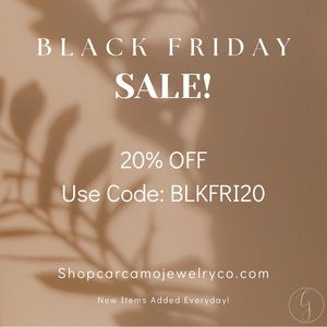 Enjoy 20% off my website! 100% guaranteed 14k Solid Gold and sterling silver!